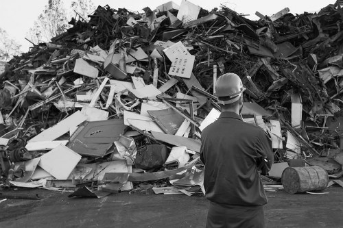 Spitalfields community engaging in waste removal