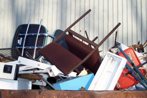 Residents enjoying cleared space in Spitalfields